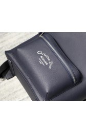 Dior Original Cowhide knapsack S0208 Royal Blue HV01628cf57