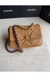 Fake Best Chanel 19 flap bag AS1160 brown HV08356Nk59