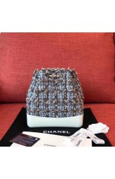 Fake Chanel gabrielle Tweed small backpack A94485 white HV01829ny77