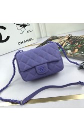 Fake Chanel mini flap bag 8219 Lavender HV00181Qv16