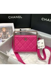Fake Chanel Original Sheepskin Leather clutch bag AS1732 rose HV07378eZ32