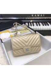 Fake Chanel Small Classic Handbag Grained Calfskin & silver-Tone Metal A69900 gold HV01218eZ32