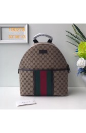 Fake Gucci GG Supreme backpack 190278 brown HV01312xR88