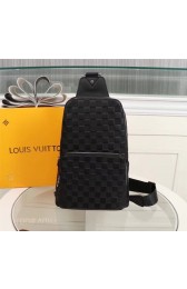 Fake Louis Vuitton AVENUE SLING BAG N41720 black HV02695uQ71