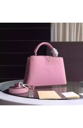 Fake Louis Vuitton Capucines BB Tote Bag 94754 Pink HV04563yQ90