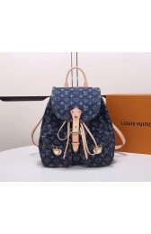 Fake Louis Vuitton Denim Backpack M44460 blue HV00537xR88