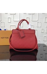 Fake Louis Vuitton mongram empreinte original leather VOSGES M43249 red HV02736Qv16