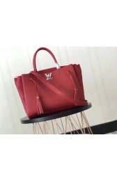 Fake Louis Vuitton original lockmeto lockme Tote Bag M54569 red HV02738yQ90