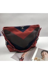Fashion Chanel Medium Canvas Tote Shopping Bag 95105 Orange&blue&grey HV01091wc24