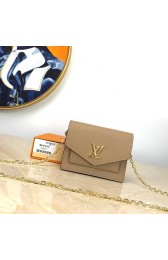 Fashion Louis Vuitton MYLOCKME Mini chain bag M69183 apricot HV06639OM51