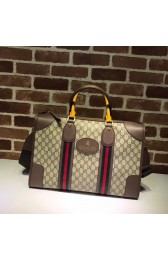 Gucci Courrier soft GG Supreme duffle bag 459311 brown HV07132ER88