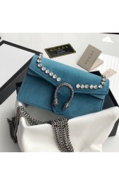 Gucci Dionysus GG Velvet leather mini Shoulder Bag A476432 blue HV09030De45