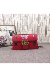 Gucci Dionysus Suede Shoulder Bag 488716 red HV00459Kd37