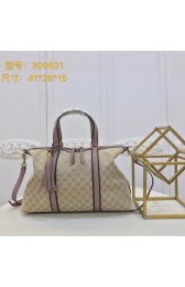 Gucci GG Canvas Top Handle Bags 309621 pink HV10647Rk60