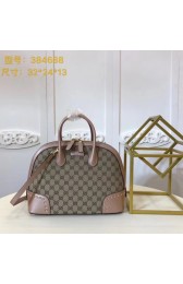 Gucci GG Canvas Top Handle Bags 384688 Light apricot HV02774vj67