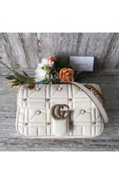Gucci GG Marmont Shoulder Bag A443497 Beige HV08305pB23