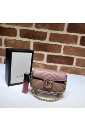Gucci GG Marmont super Clutch bag 575161 pink HV01541jf20