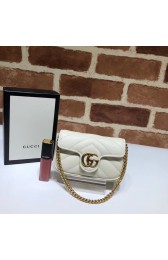 Gucci GG Marmont super Clutch bag 575161 white HV06707qB82