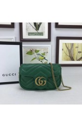 Gucci GG NANO 476433 Mini Shoulder Bag green HV05757Mc61