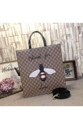 Gucci GG Now Canvas Tote Bags PVC 450950 honeybee HV01302dN21