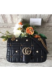 Gucci GG NOW Shoulder Bag 443497A Black HV08670pB23