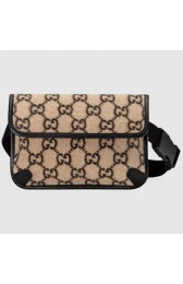 Gucci GG wool waist bag 598181 black HV00570Qu69
