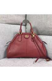 Gucci RE medium top handle bag Style 516459 red HV00905mm78