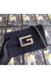 Gucci Shoulder bag with Square G 544242 black HV07414lU52