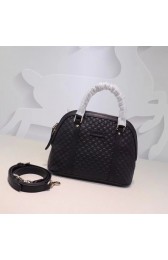 Gucci Signature Leather tote Bag 449654 black HV01916dw37