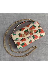 Gucci Zumi Strawberry print bag 572375 HV07658Hn31