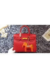 Hermes Birkin 30CM tote bags litchi leather H30 red HV07747lq41