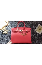 Hermes Birkin 35cm tote bag litchi leather H35 pink HV01487SS41