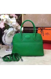 Hermes Bolide Original Togo leather Tote Bag HB31 green HV10959Lp50