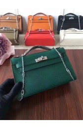 Hermes Mini Kelly Tote Bag Epsom leather 1707 green HV10938nQ90
