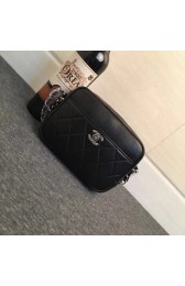 High Quality Chanel mini Leather cross-body bag 7738 black HV03901BH97