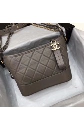 High Quality Imitation Chanel Gabrielle Original Calf leather Shoulder Bag 93841 grey HV02170Vu82
