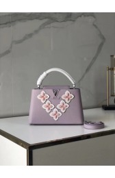 Imitation 1:1 Louis Vuitton CAPUCINES PM M48866 light pink HV04832LT32