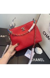 Imitation Chanel Small Calfskin hobo bag AS1461 red HV07657uq94