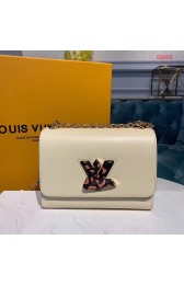 Imitation Cheap Louis Vuitton TWIST EPI Leather Bag M53928 White HV01847fV17