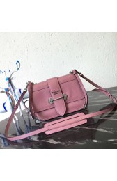 Imitation Cheap Prada Cahier Leather Shoulder Bag 1BD095 pink HV01437fV17