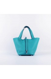 Imitation Hermes Picotin 18cm Bags togo Leather 8615 blue HV03374KV93