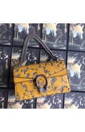 Imitation High Quality Gucci Dionysus small shoulder bag A400249 yellow HV09982Bo39