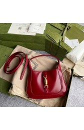 Imitation High Quality Gucci Jackie 1961 mini hobo bag 637091 red HV10967HH94