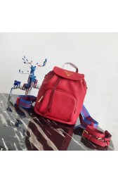 Imitation High Quality Prada original Leather backpack 1BZ035 red HV00172Bo39