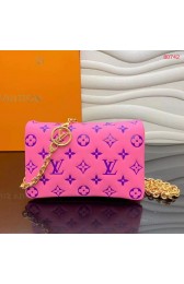 Imitation Louis Vuitton POCHETTE COUSSIN M80745 Pink & Purple HV10013ye39