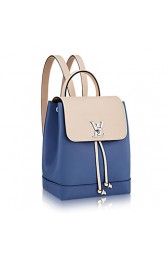 Imitation Louis Vuitton Soft Calf Leather Lockme Backpack M41817 Denim HV06933SU87