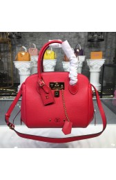 Imitation Louis Vuitton Veau Nuage Leather Milla MILLA PM M54347 red HV08222Xr29