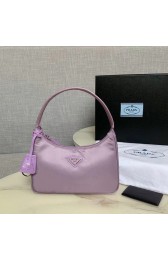 Imitation Prada Re-Edition 2000 nylon mini-bag 1NE515 Lavender HV07024KV93
