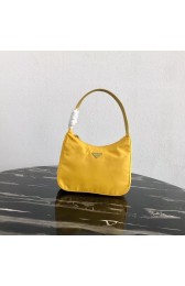 Imitation Prada Re-Edition nylon Tote bag MV519 yellow HV08009Za30