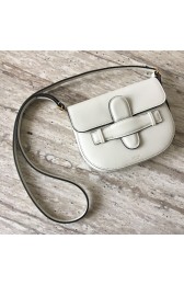Knockoff Celine Original Leather mini Shoulder Bag 3694 WHITE HV01140Ez66